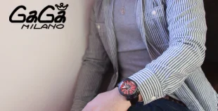 ガガミラノ マニュアーレ48mm スモールセコンド カーボン メンズ 5016.8 コピー 腕時計