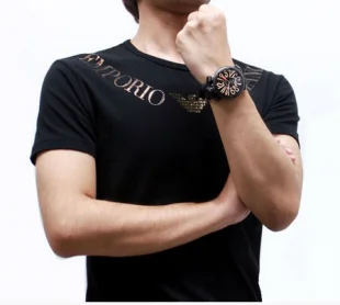 ガガミラノ マニュアーレ48mm 手巻き スモールセコンド ラバー メンズ 5016.9 コピー 腕時計