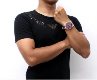 ガガミラノ スリム46mm スモールセコンド PGPパープル メンズ 5085.3 コピー 腕時計