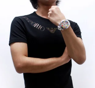 ガガミラノ クロノ48mm ラバー / メンズ 6050.1 コピー 腕時計