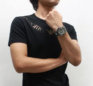 ガガミラノ クロノ48mm ラバー グレー メンズ 6054.6 コピー 腕時計