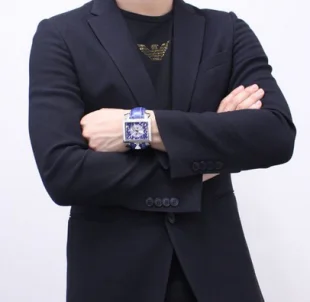 ガガミラノ ナポレオーネ48mm オートマチック ブルー/ メンズ 6000.3 スーパーコピー 時計