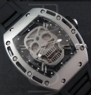 リシャールミル トゥールビヨン スカル,SWISS ETA 2671搭載超安 コピー 時計