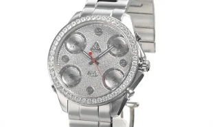 ジェイコブ&コー クォーツイヤモンド 5タイムゾーン アラビア タイプ 新品メンズ コピー 腕時計