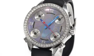 ジェイコブ&コー 5タイムゾーン ステンレス ダイヤモンド タイプ 新品レディース コピー 時計