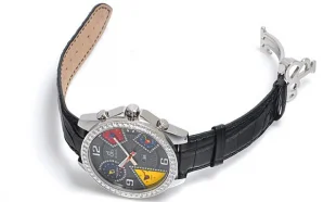 ジェイコブ&コー クォーツダイヤモンド グレー アラビア タイプ 新品メンズ コピー 時計