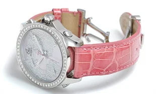 ジェイコブ&コー クォーツステンレス ダイヤモンド ピンク タイプ 新品メンズ コピー 腕時計