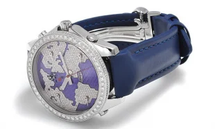 ジェイコブ&コー クォーツステンレス ダイヤモンド パープル コピー 時計