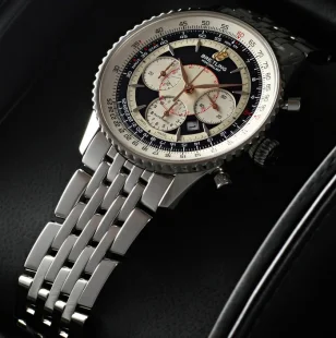 ブライトリング ナビタイマー モンブリラン A417B86NP 黒/銀文字盤 ウォッチ