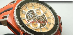 新作HublotウブロビッグBang記念版高いまねる自動カウントダウンアジアムーブメント黄面 スーパーコピー 時計