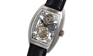 フランクミュラー トノウカーベックス スケルトン トゥールビヨン 7880 T SQT ウォッチ