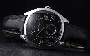 2016年 カルティエ新作 スーパーコピー ドライブ ドゥ カルティエ SS ブラックダイアル 時計