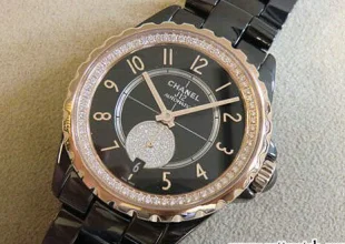 シャネルJ12ブラック365 レディーススーパーコピー時計H3842