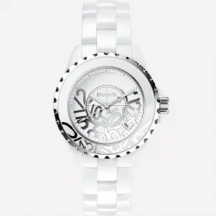 シャネル H5240 J12時計 グラフィティ ホワイト ステンレススティール