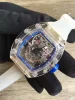 新作透明なリシャールミル サファイアクリスタル RM56-E ウォッチ (2)