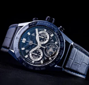 2018年 タグ・ホイヤー新作カレラ キャリバー ホイヤー02T クロノグラフ トゥールビヨンCAR5A93.FC6442