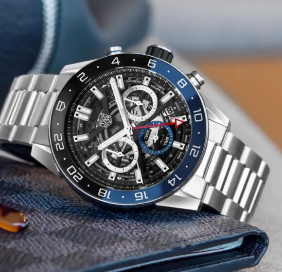 タグホイヤー「時計AAT」 カレラ キャリバー ホイヤー02 クロノグラフ GMT CBG2A1Z.BA0658