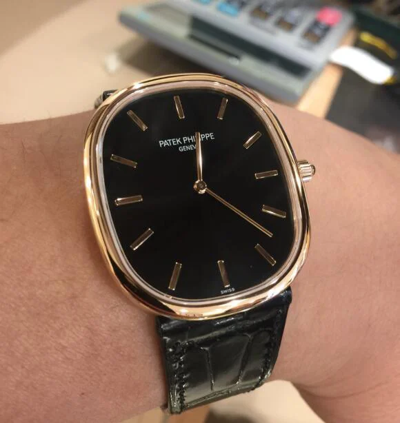 美しく調和するパテックフィリップ ゴールデン・エリプス5738R