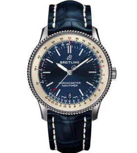 ブライトリングA1678-1WBA　アリゲーター ナビタイマー 1 オートマチック