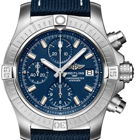 ブライトリング ブランドコピークロノグラフ アベンジャー  布ストラップA345C-1MAA