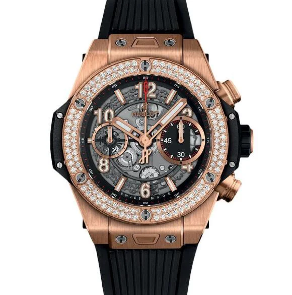 新作ウブロN級品 ウニコ キングゴールド ダイヤモンド 441.OX.1180.RX.1104