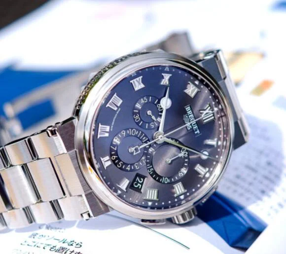 ブレゲブランドコピー ブルーマリーン クロノグラフ 5527