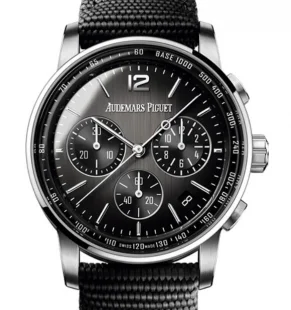 クロノグラフ オーデマ ピゲ新作ブラックラバーCODE 26393NB.OO.A002CA.01