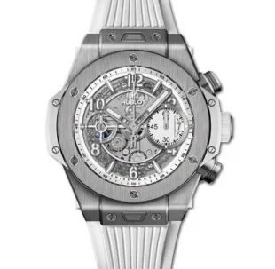 アラビア HUBLOT ビッグバン ウニコ チタニウム ホワイト 441.NE.2010.RW