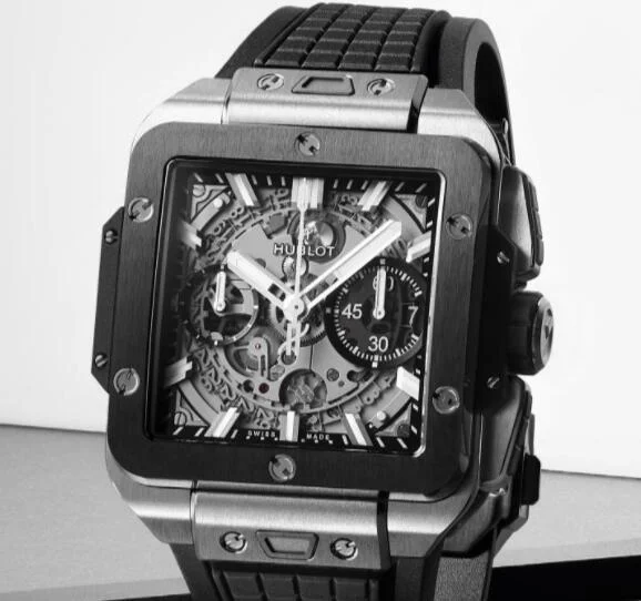 ウブロメンズ スクエア・バン ウニコ チタニウム スーパーコピー時計821.NM.0170.RX