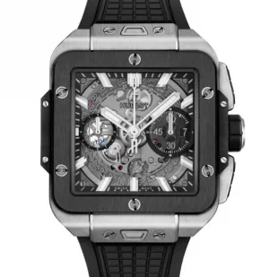 ウブロメンズ スクエア・バン ウニコ チタニウム スーパーコピー時計821.NM.0170.RX