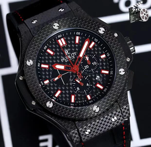 中空リテラル ウブロスーパーコピー時計 301.QX.1724.RX-01ビッグバン カーボンファイバー[3]