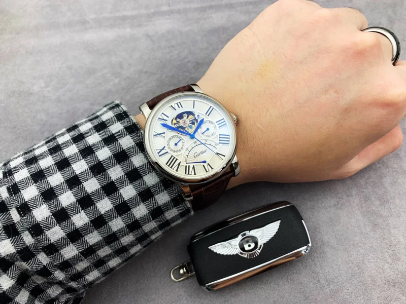 カルティエコピー時計ブランド フライホイール デザインC101685[4]