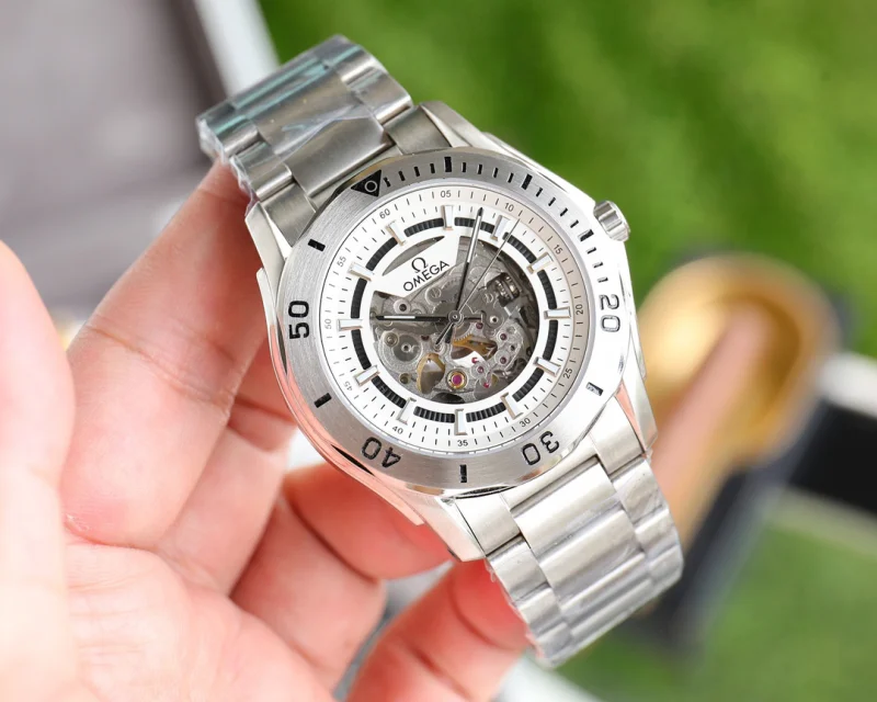 上品な味わい-オメガ通販N品 スケルトン ダイヤルO5523