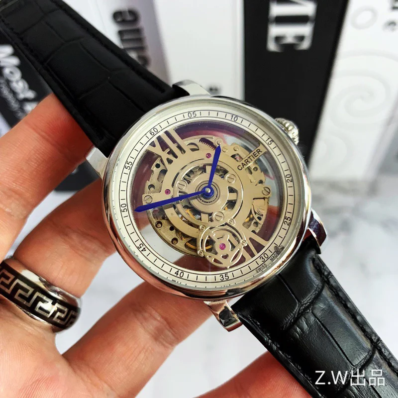 高品質機械式カルティエコピースケルトンダイヤル 101674[7]