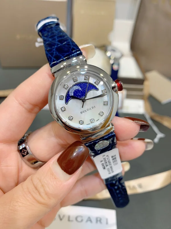 ブルガリ高級 女性用ムーンフェイズ 33mm B3799A280