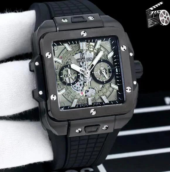 ウブロ スクエア バン ウニコ チャーミング ダイヤモンド時計HU893433