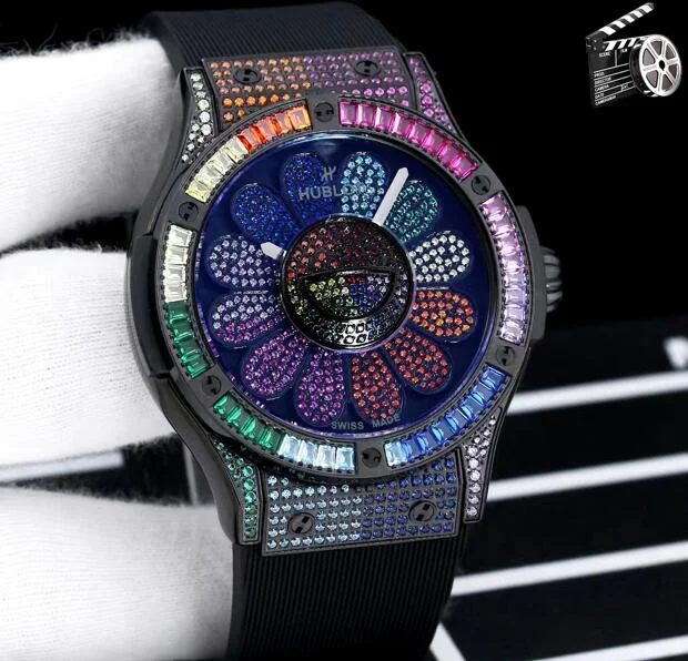 2023人気！フラワー ウブロコピー サンクラシック フュージョン 村上隆507.CX.9000.RX.TAK21-001