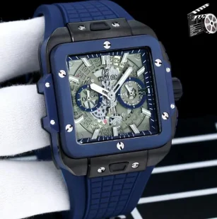 ウブロ スクエア バン ウニコ チャーミング ダイヤモンド時計HU893433