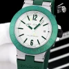 ブルガリコピー時計スポーツブルーとグリーンB101755 (5)