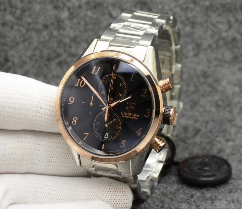 タグホイヤーコピー時計通販カレラ穴あきストラップT293022[7]