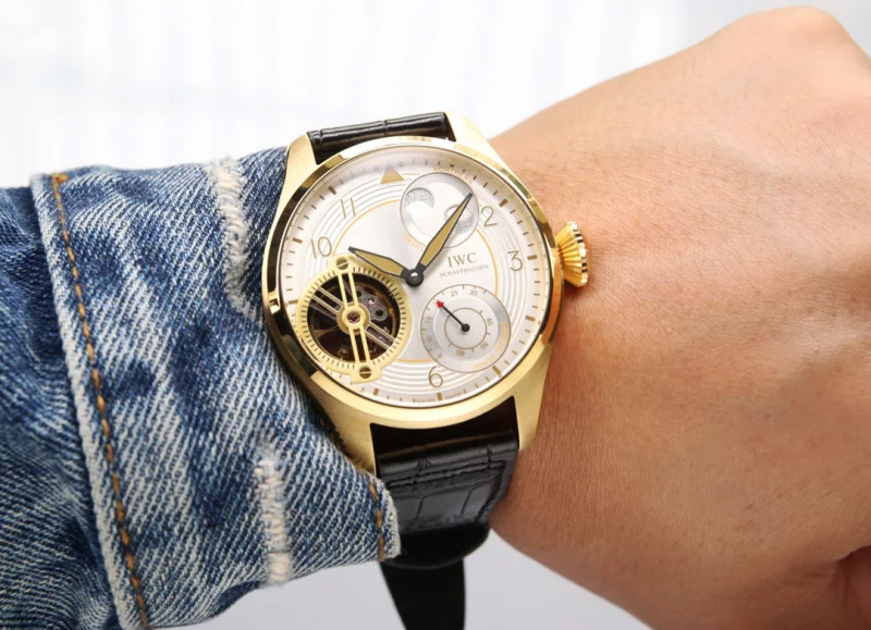 [高級材料] 人気IWCパイロット 直径46mm ゥールビヨンIW02P630[3]