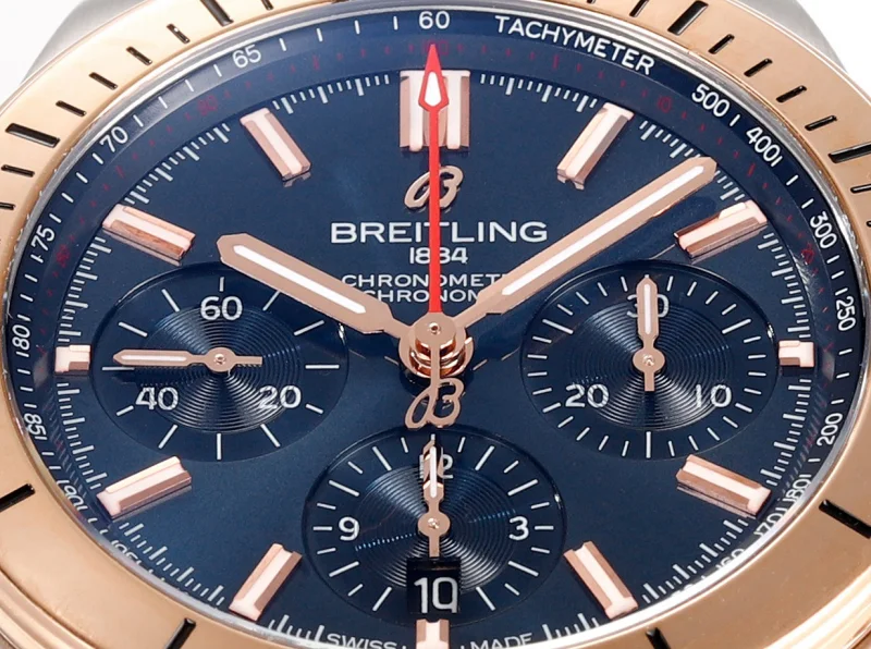 両面アンチグレア ブライトリングコピー時計 B01 自動巻き機械式1380823[1]