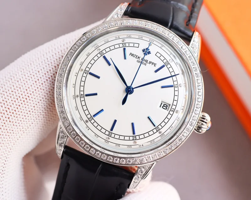 【超薄型職人技】パテックフィリップ カラトラバ メンズ自動機械式37701P[4]