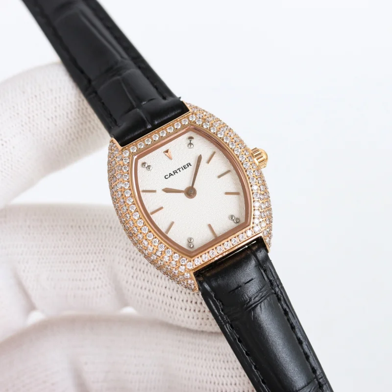 【超リアルな写真撮影】Cartier-カルティエコピーミニ レディバレルタイプ838BJ10[1]