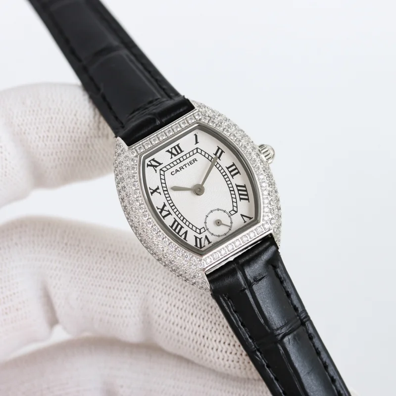 【超リアルな写真撮影】Cartier-カルティエコピーミニ レディバレルタイプ838BJ10[2]