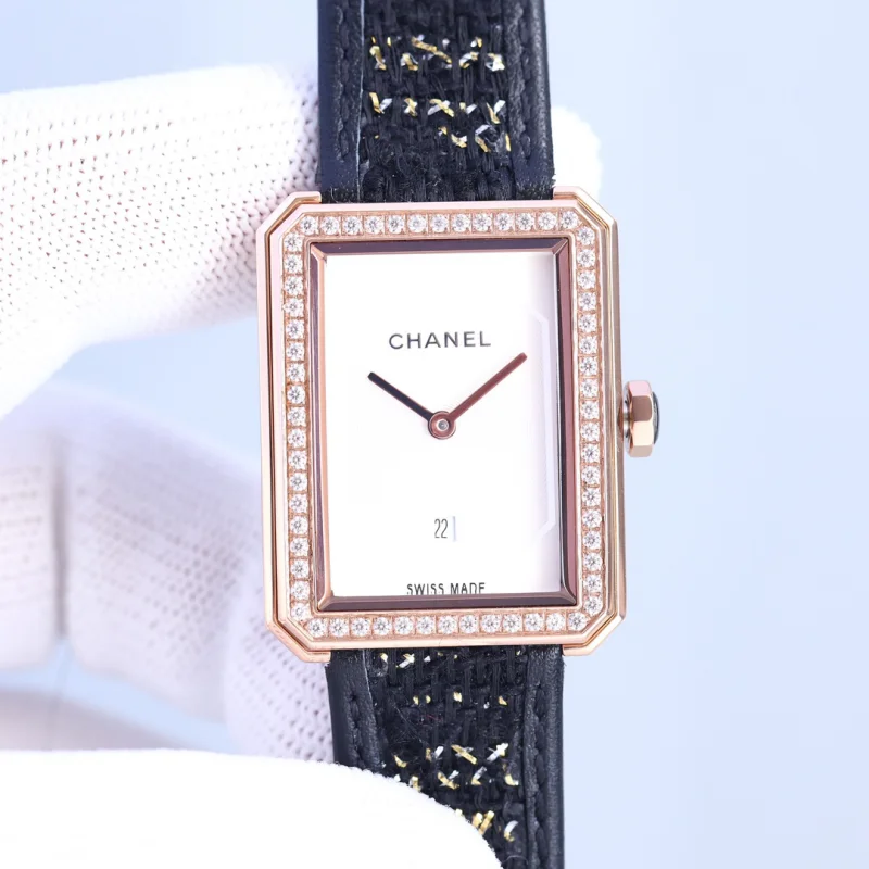 【黒瑪瑙石クラウン】シャネルコピーブランドツイード ストラップ201994H