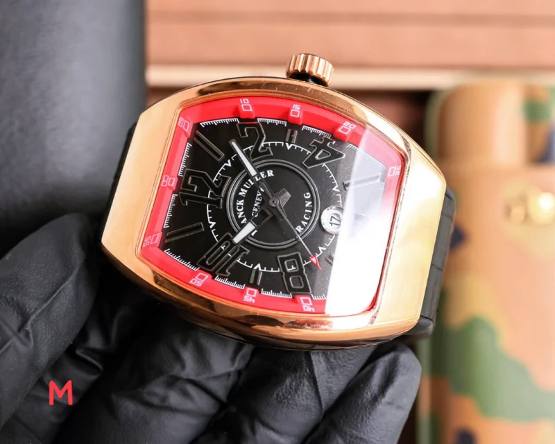 新作掲載ブランドフランクミュラーV45 SC DT 003ブルーライトコートガラスメンズ時計[2]