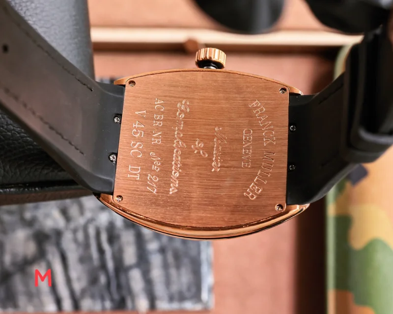 新作掲載ブランドフランクミュラーV45 SC DT 003ブルーライトコートガラスメンズ時計[6]