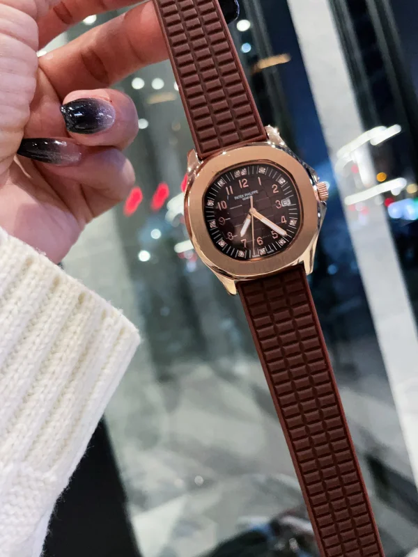 【最安値挑戦】パテック フィリップコピーアクアノートレディース時計882P901[5]