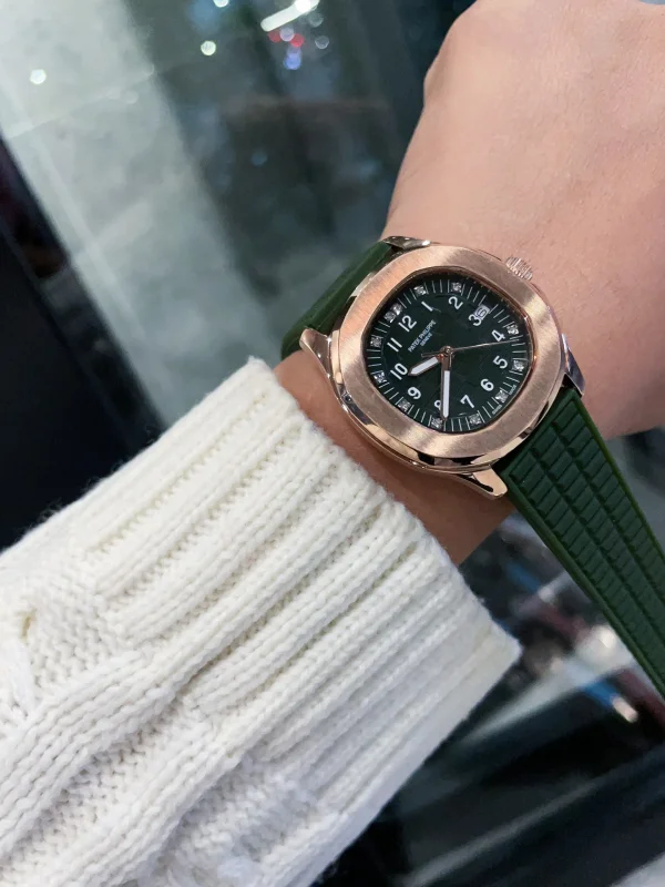 【最安値挑戦】パテック フィリップコピーアクアノートレディース時計882P901[8]